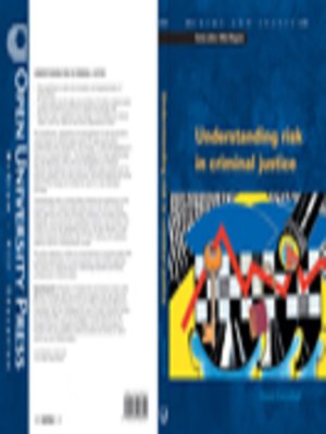 cover image of Understanding Risk in Criminal Justice